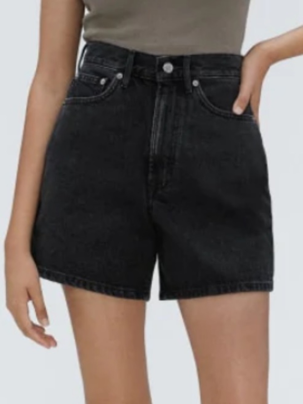 Everlane A-Line Denim Shorts 28